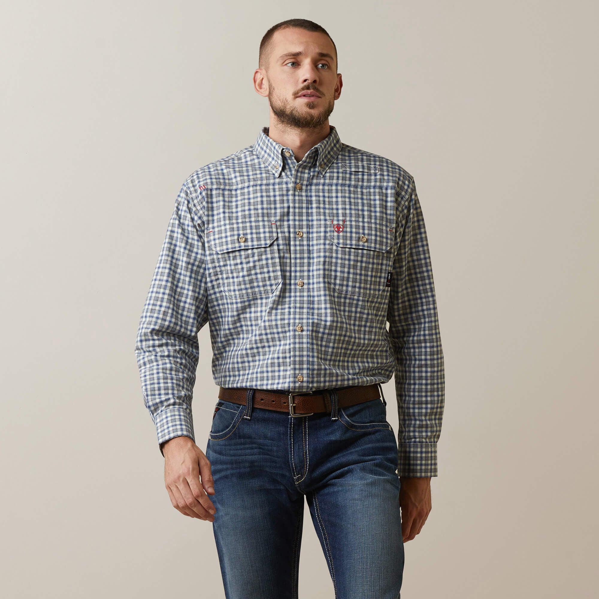 Ariat / FR Plaid Featherlight Work Shirt