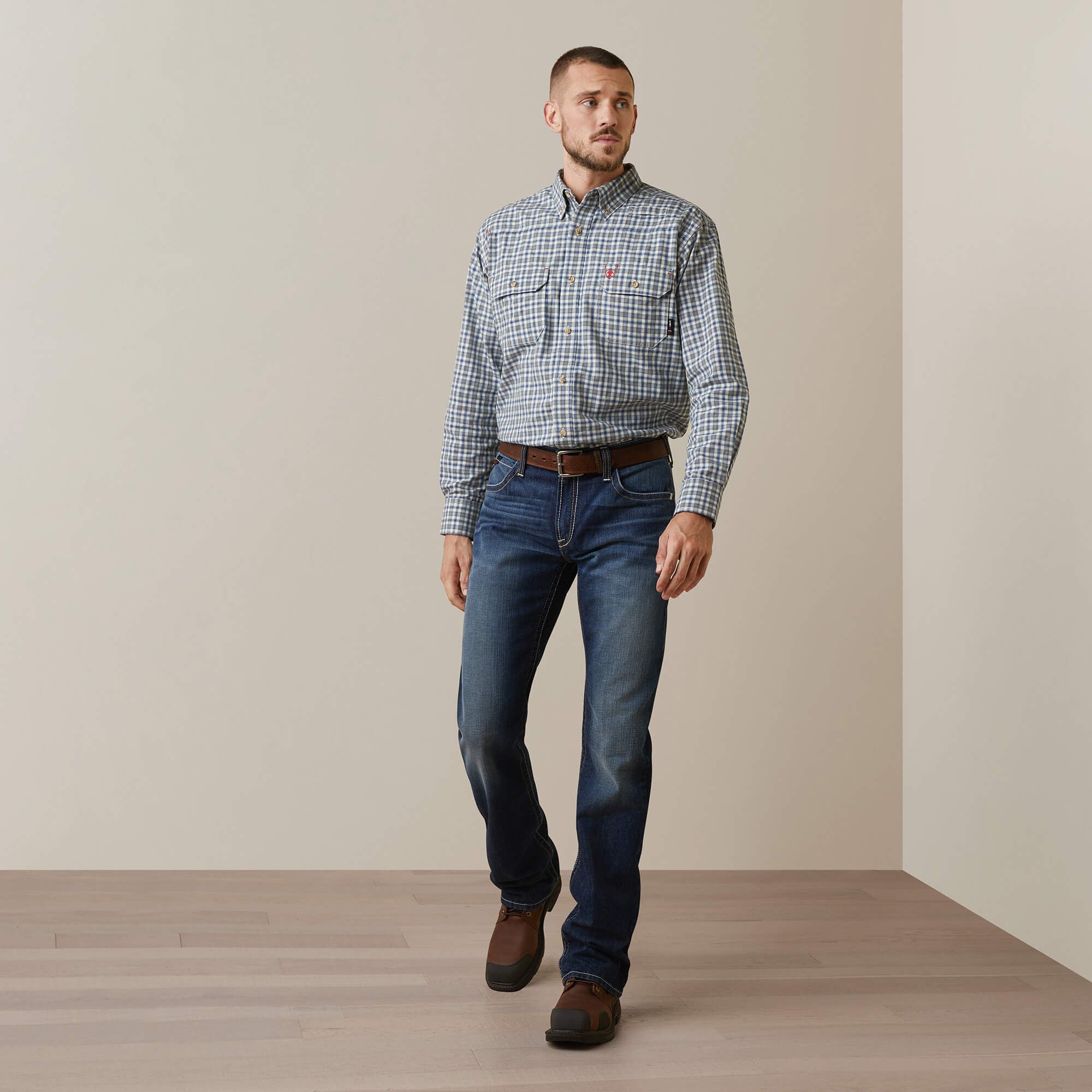 Ariat / FR Plaid Featherlight Work Shirt