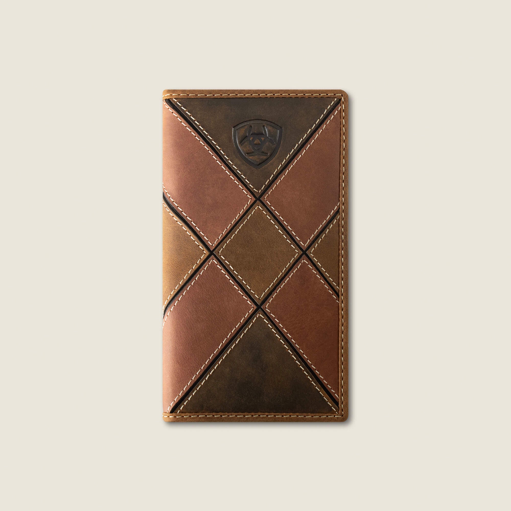 Ariat / Patchwork Embroidered Logo Rodeo Wallet