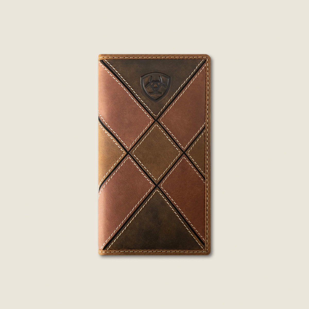 Ariat / Patchwork Embroidered Logo Rodeo Wallet