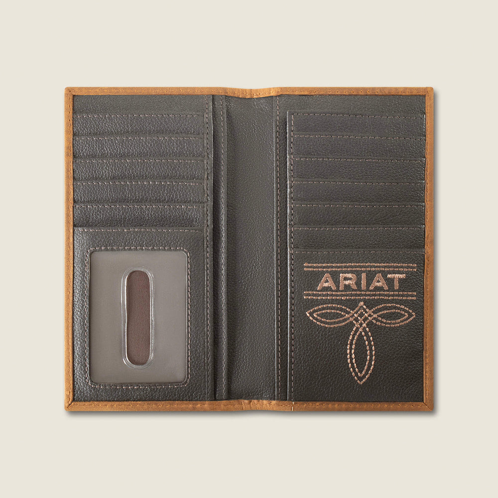 Ariat / Patchwork Embroidered Logo Rodeo Wallet