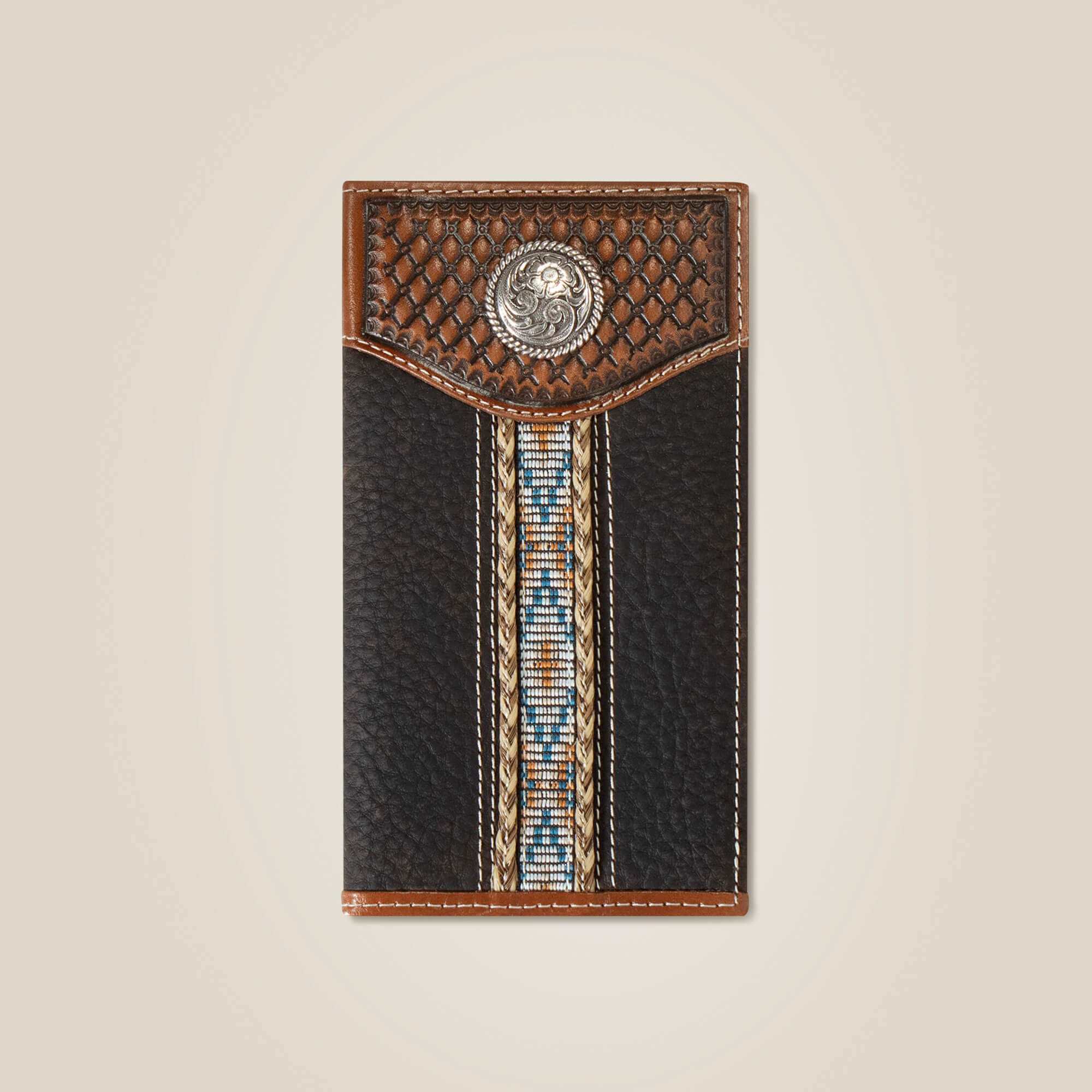 Ariat / Braided Trim Rodeo Wallet