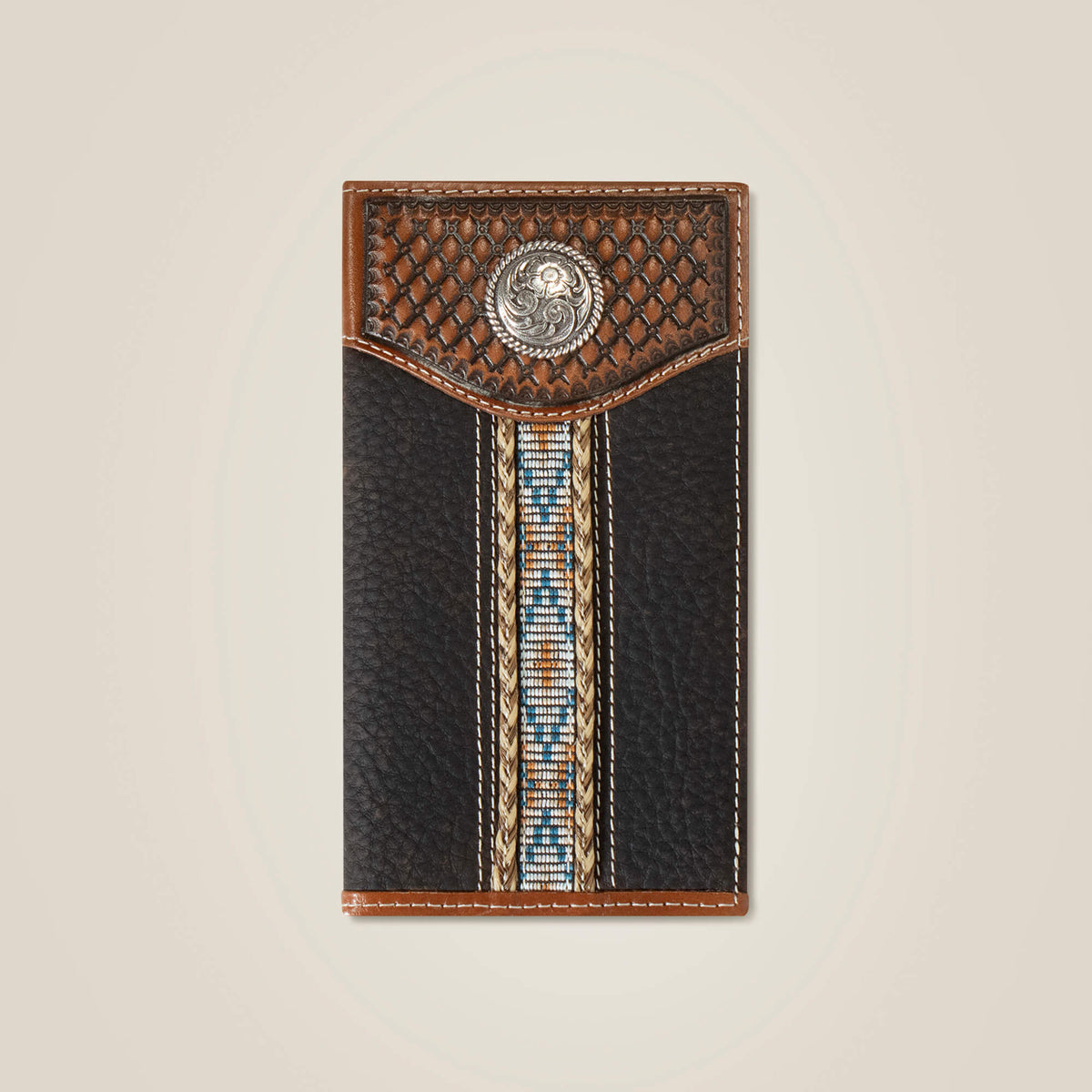 Ariat / Braided Trim Rodeo Wallet