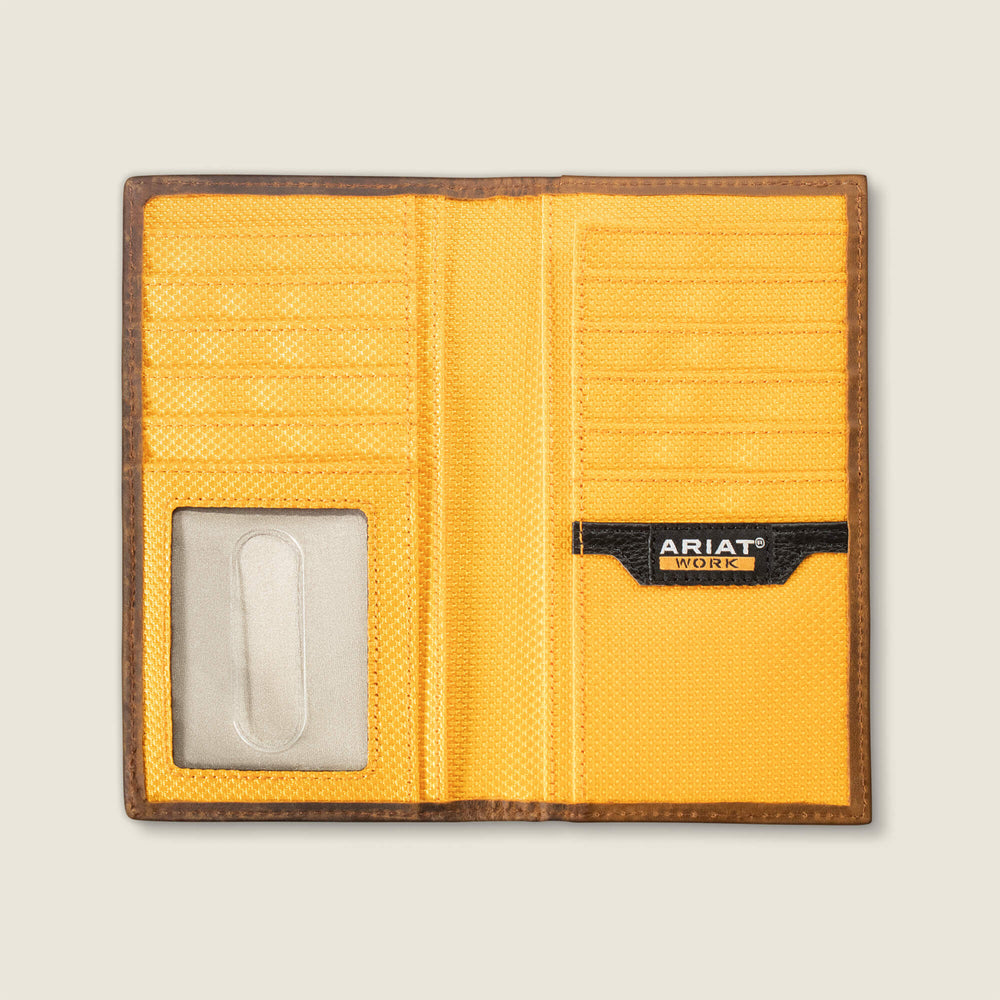 Ariat / Work Roughneck Label Canvas Trifold Wallet
