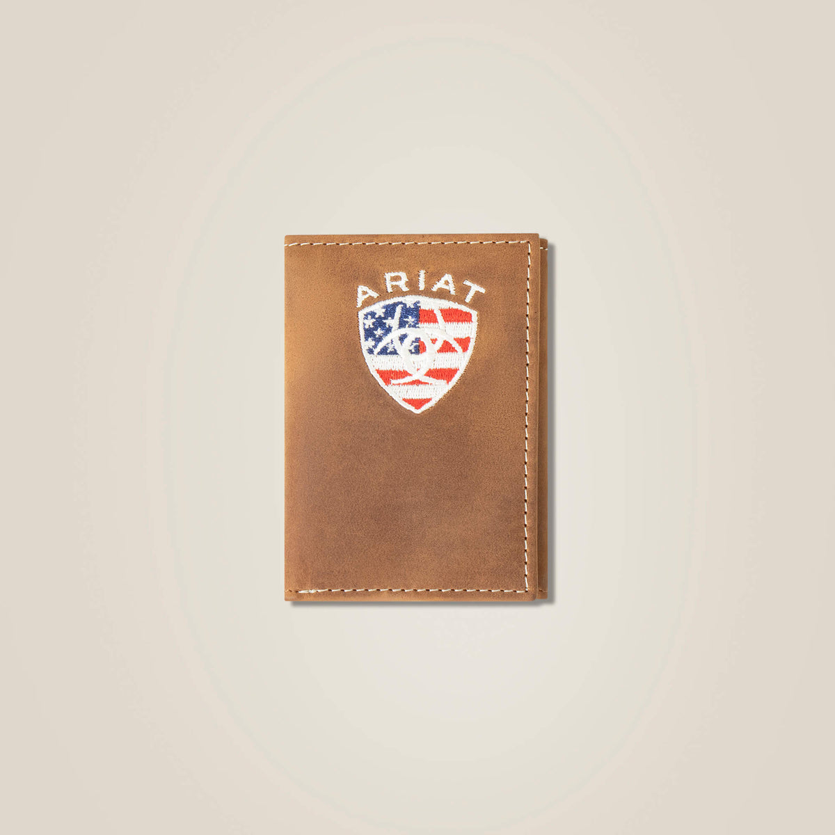 Ariat / Flag Shield Trifold Wallet