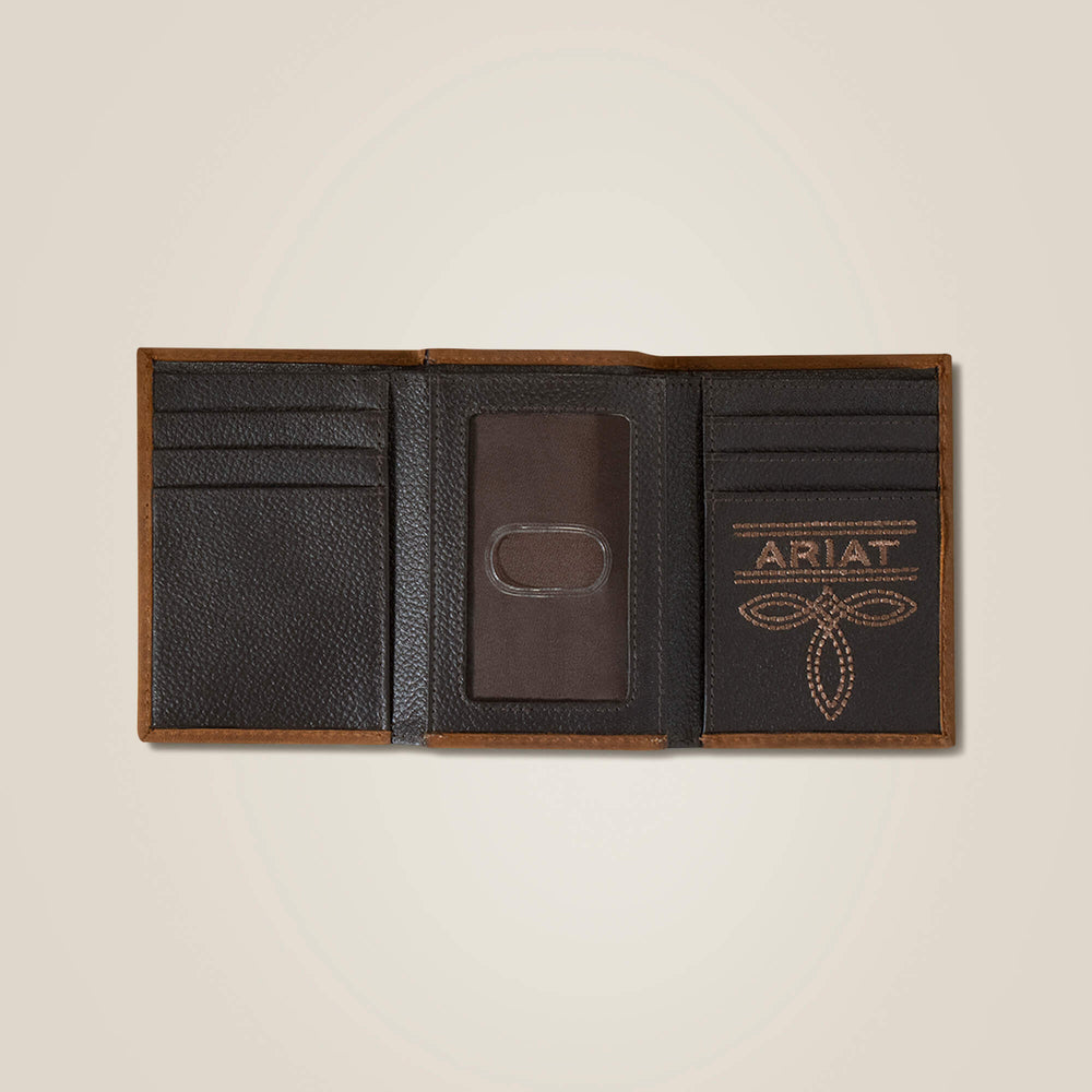 Ariat / Flag Shield Trifold Wallet