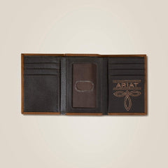 Ariat / Flag Shield Trifold Wallet