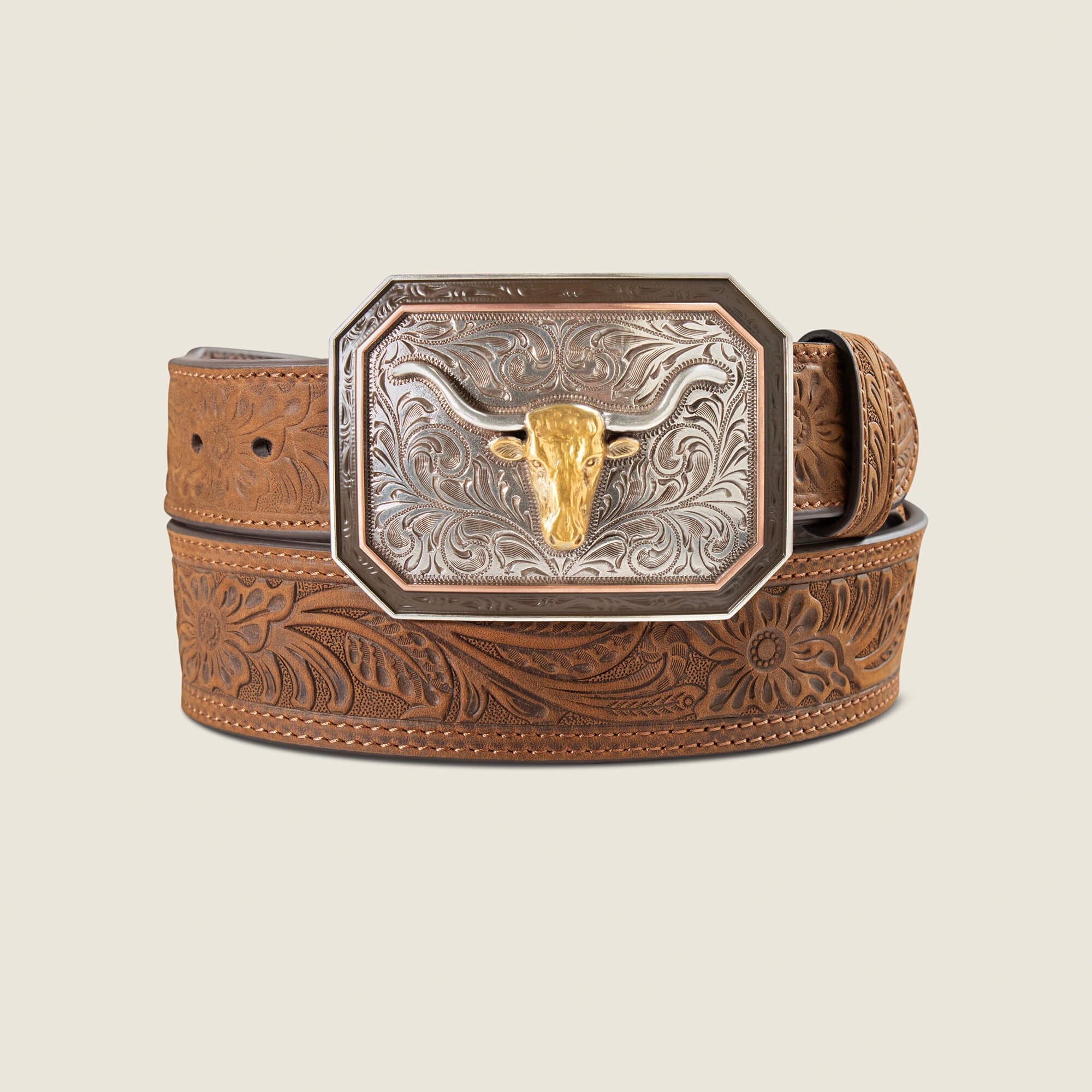 Ariat / Floral Embossed Belt