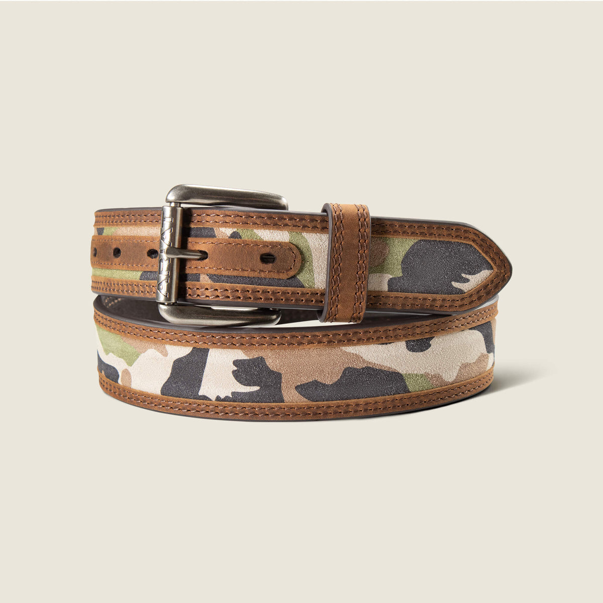 Ariat / Work Camo Suede Inlay Belt