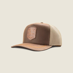 Ariat / Oilskin Faux Leather Patch Cap