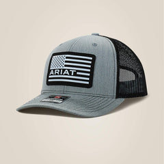 Ariat / Usa flag patch logo cap