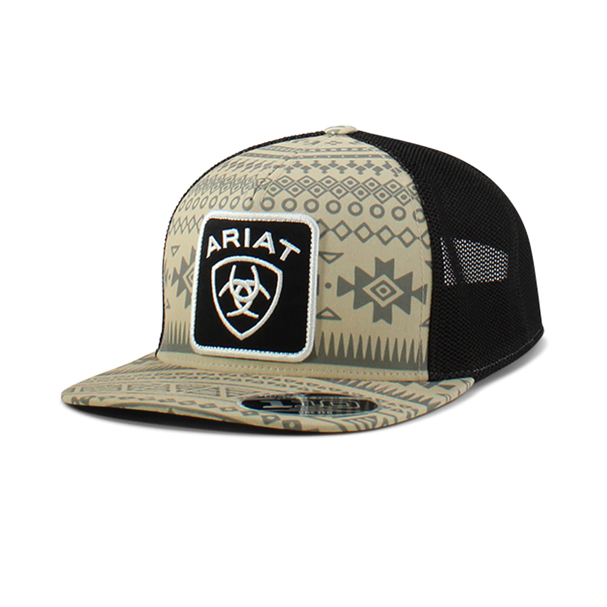 Ariat / southwest print logo patch cap