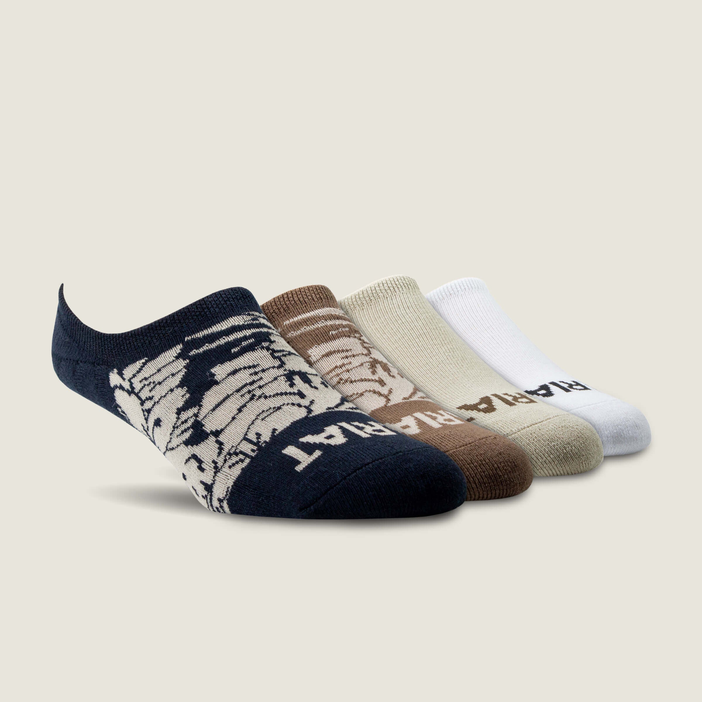 Ariat / Hilo No Slip No Show Sock 4 Pair Multi Color Pack