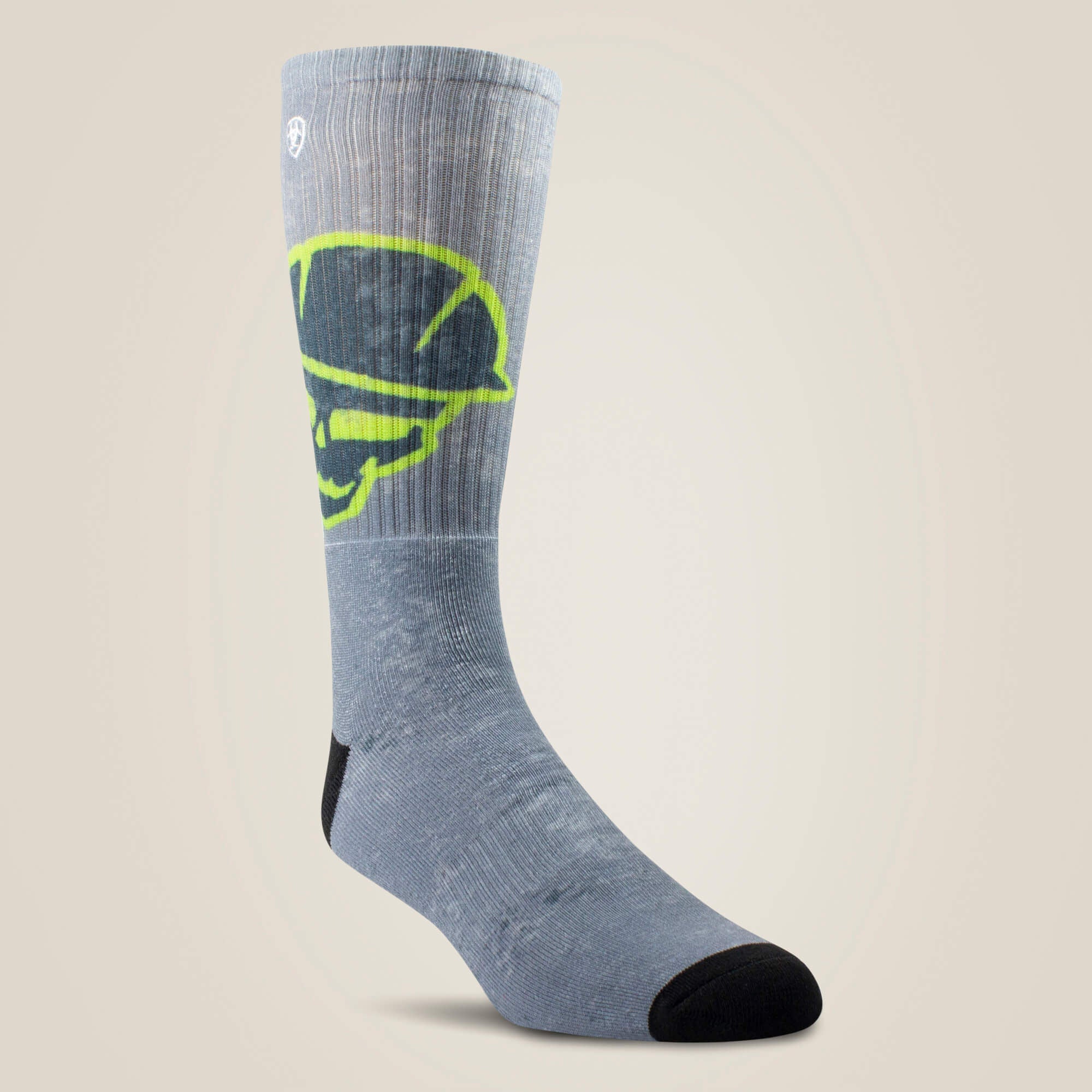 Ariat / Roughneck Graphic Crew Work Sock 2 Pair Multi Color Pack