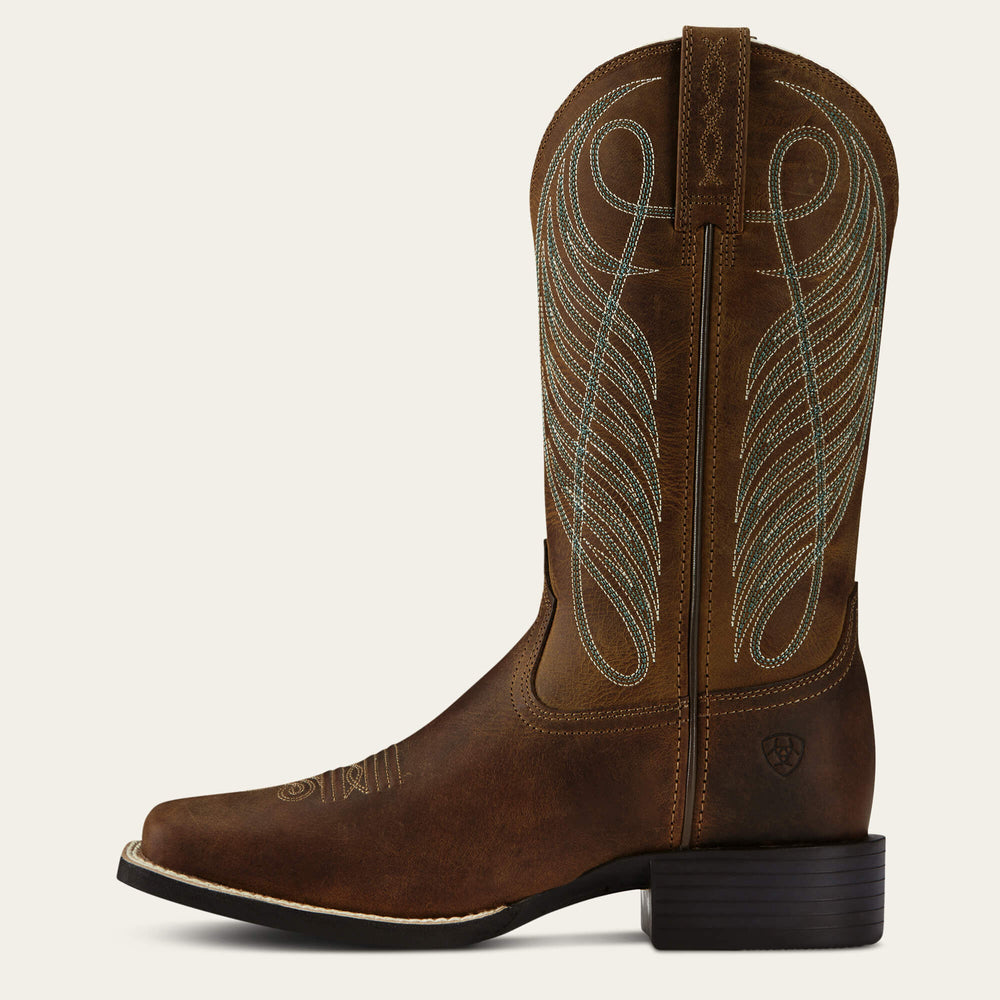 Ariat / Round Up Wide Square Toe Western Boot