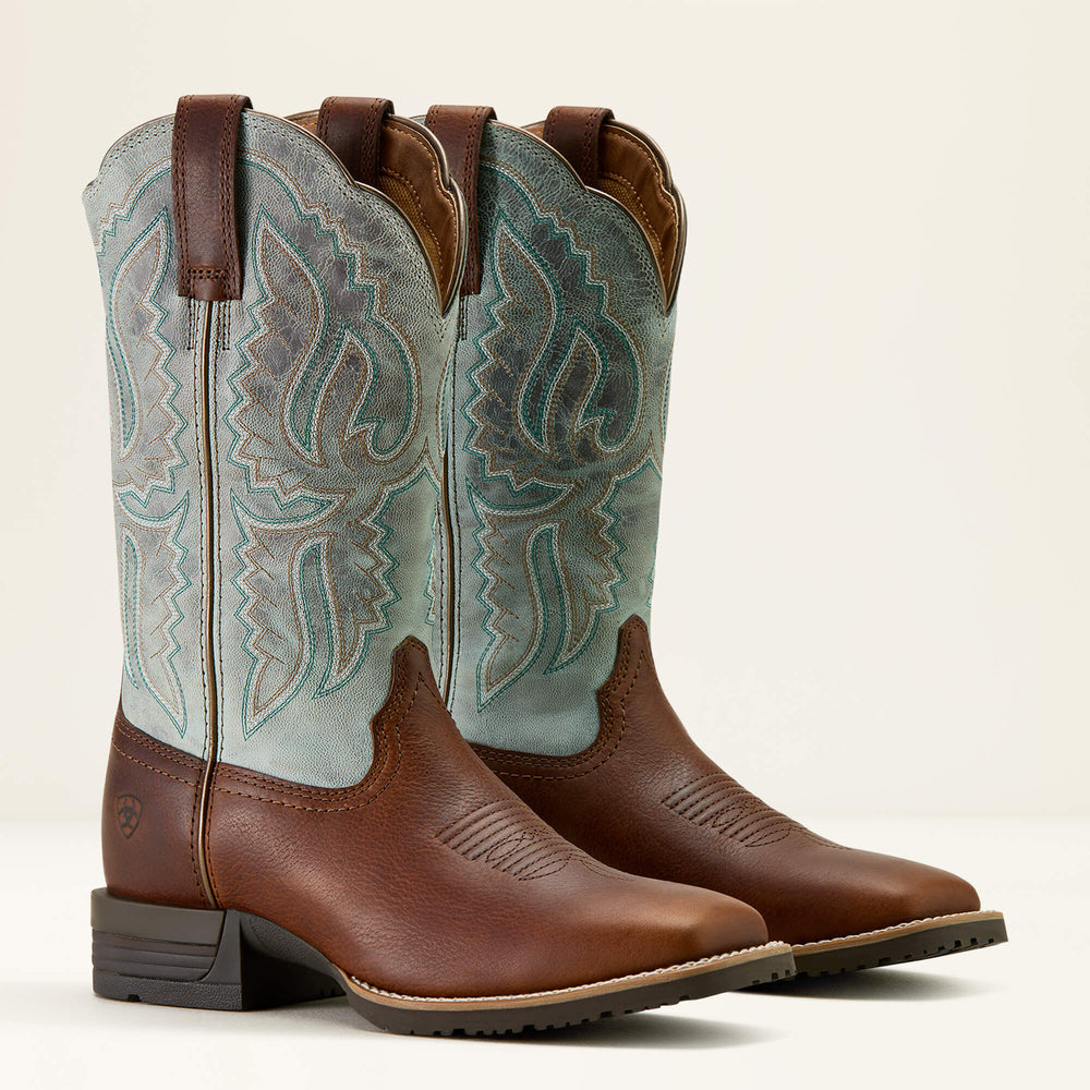 Ariat / Hybrid Ranchwork Wide Square Toe Western Boot