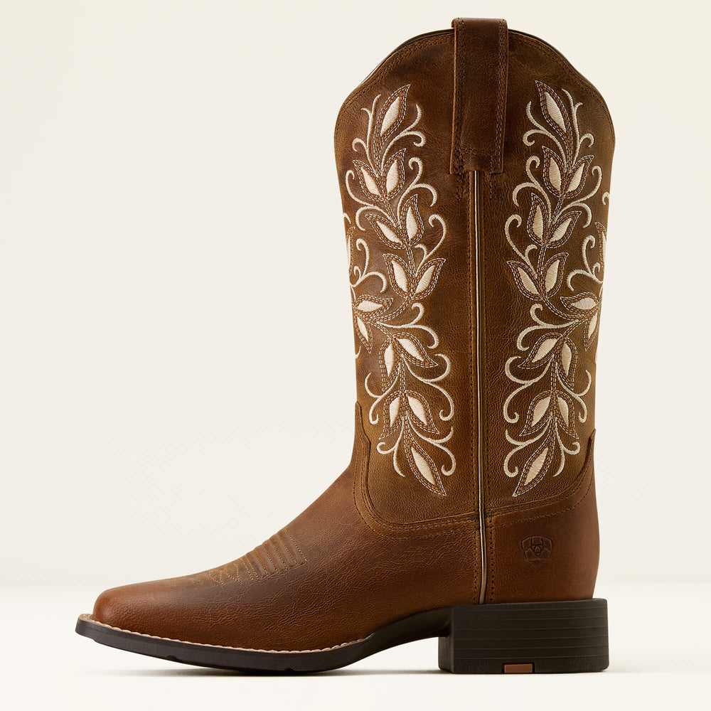 Ariat / Round Up Holly Wide Square Toe Western Boot