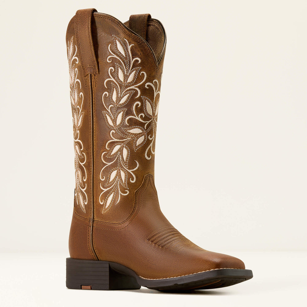 Ariat / Round Up Holly Wide Square Toe Western Boot