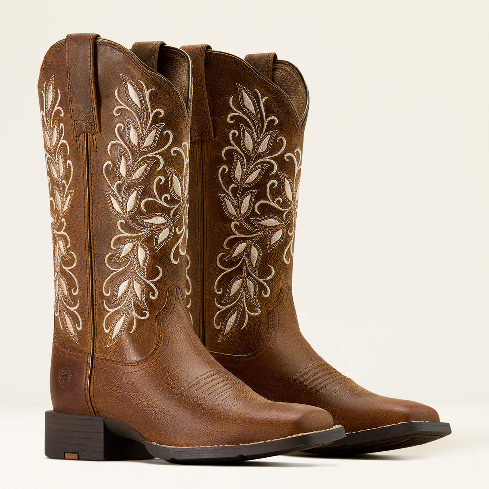 Ariat / Round Up Holly Wide Square Toe Western Boot