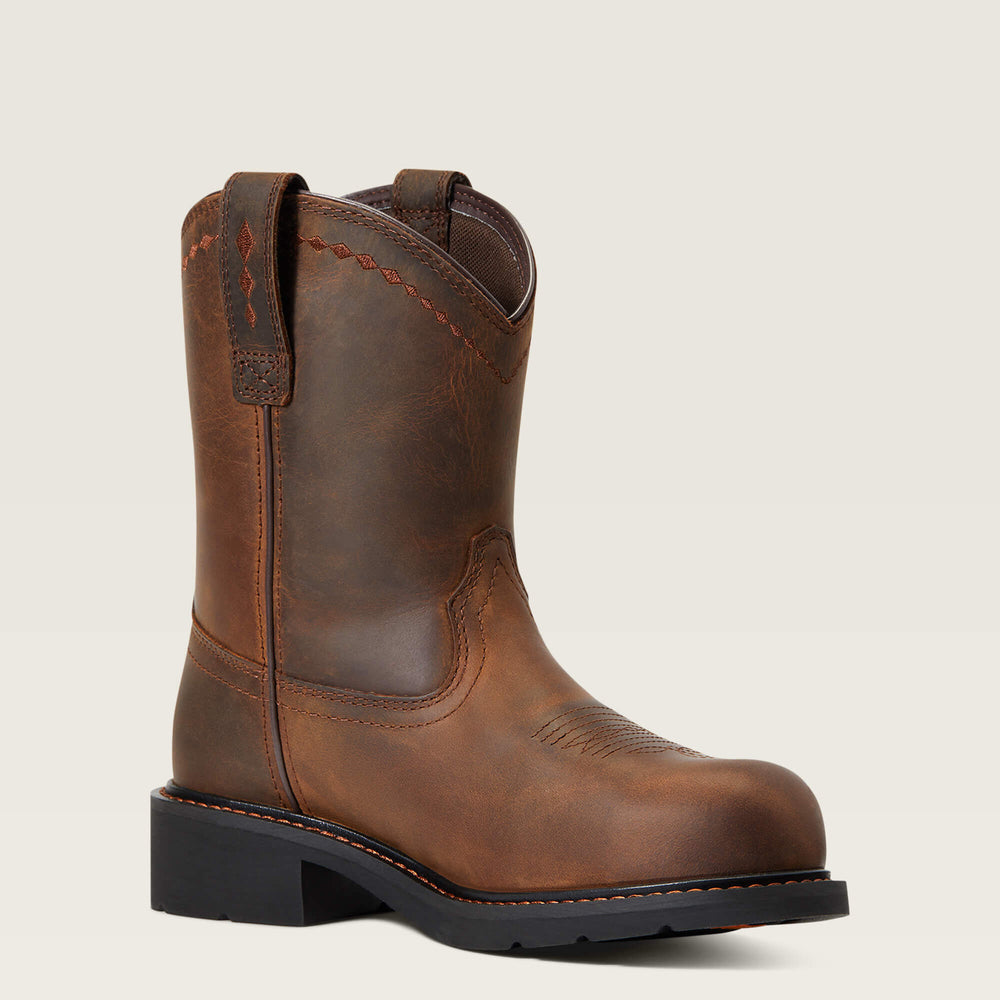 Ariat / Fatbaby Work Pull-On Steel Toe Work Boot