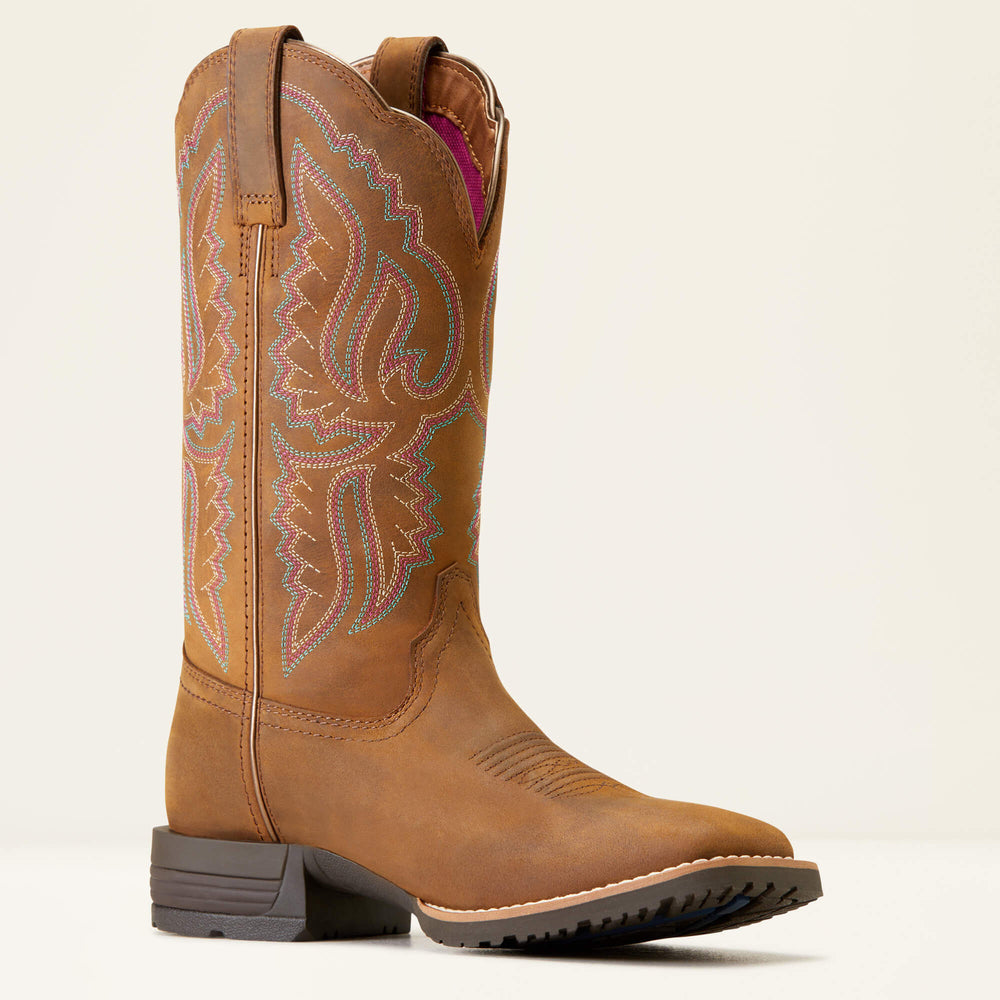Ariat / Hybrid Ranchwork Wide Square Toe Western Boot