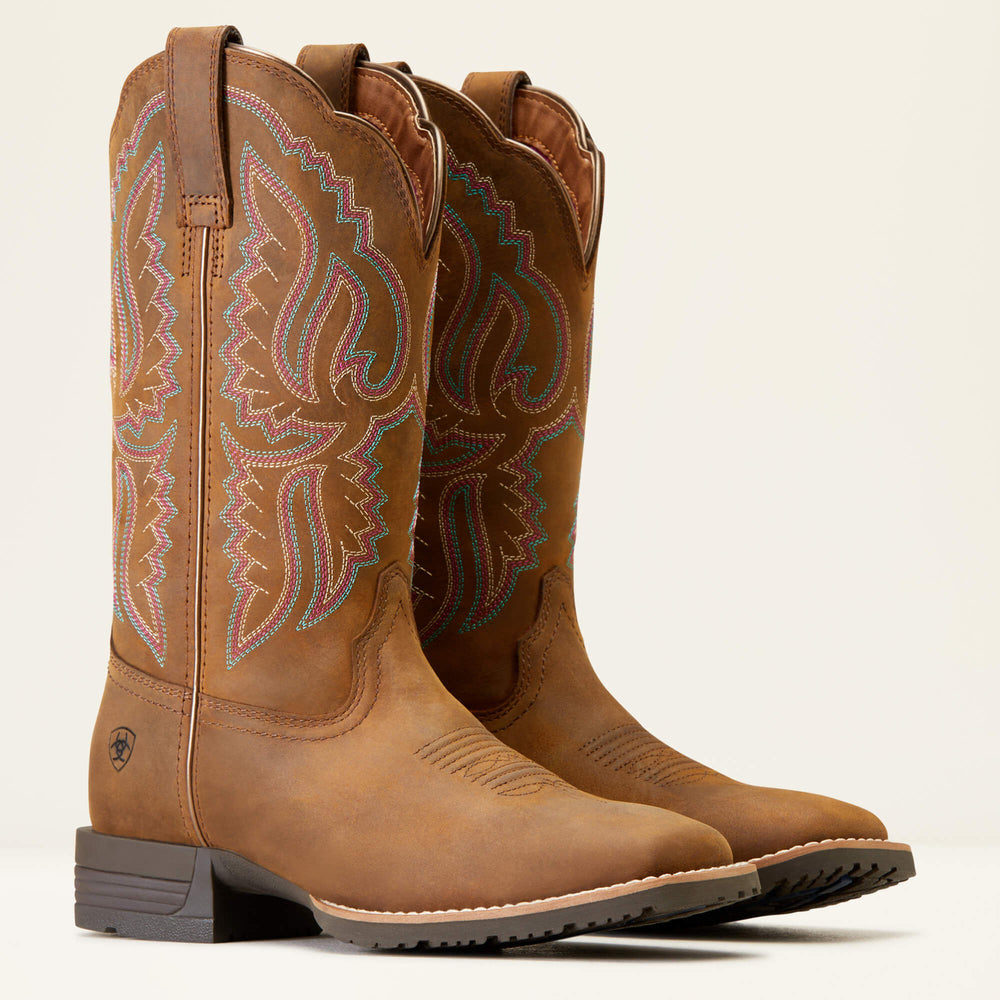 Ariat / Hybrid Ranchwork Wide Square Toe Western Boot