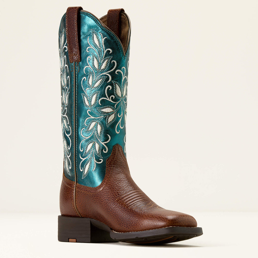 Ariat / Round Up Holly Wide Square Toe Western Boot