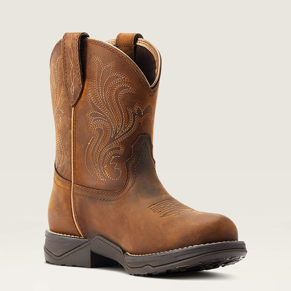 Ariat / Anthem Round Toe Shortie Waterproof Western Boot