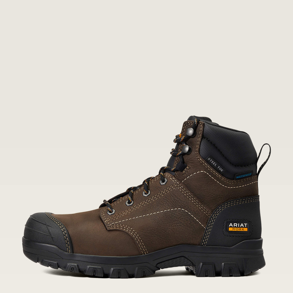 Ariat / Treadfast 6" Waterproof Steel Toe Work Boot