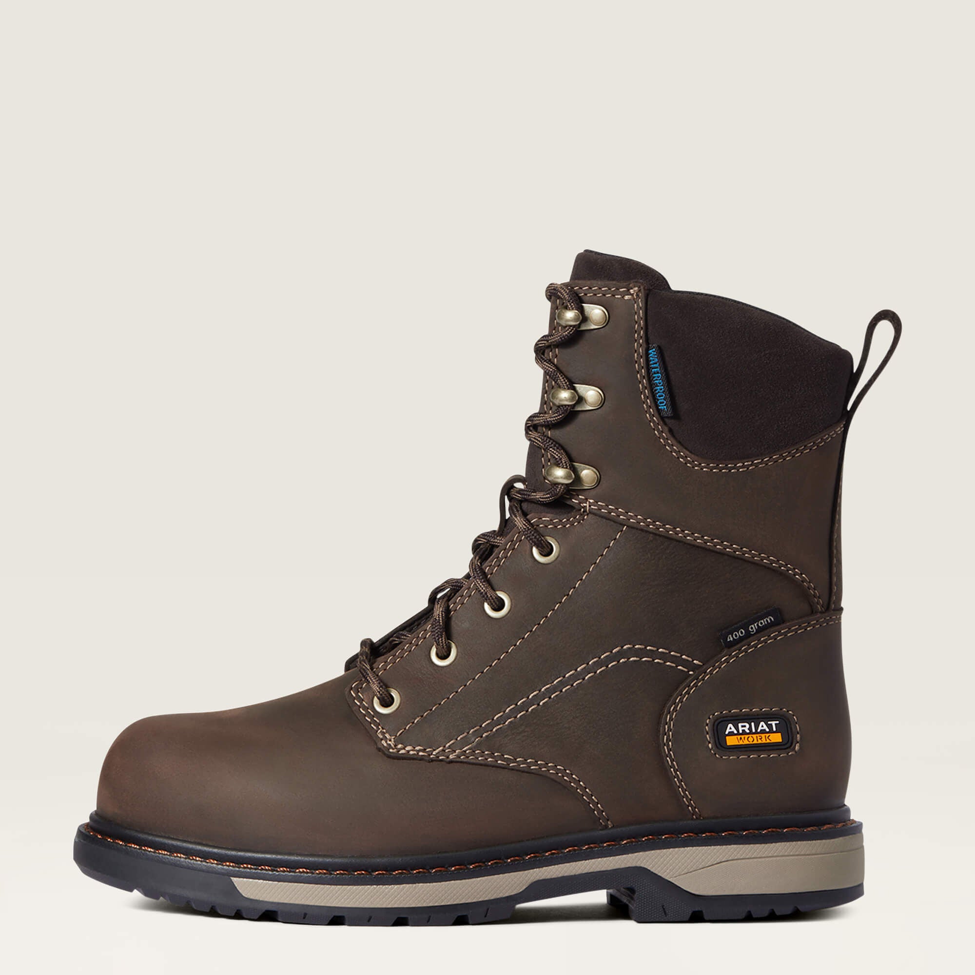 Ariat / Riveter 8" CSA Glacier Grip Waterproof 400g Composite Toe Work Boot