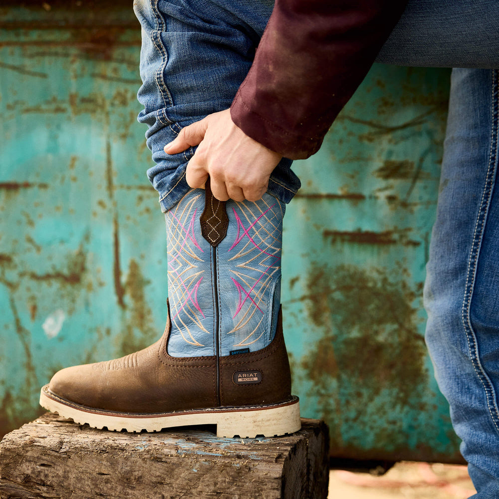 Ariat / Activator Waterproof Wide Square Toe Work Boot