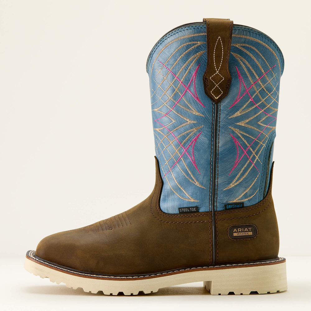 Ariat / Activator Waterproof Wide Square Toe Steel Toe Work Boot
