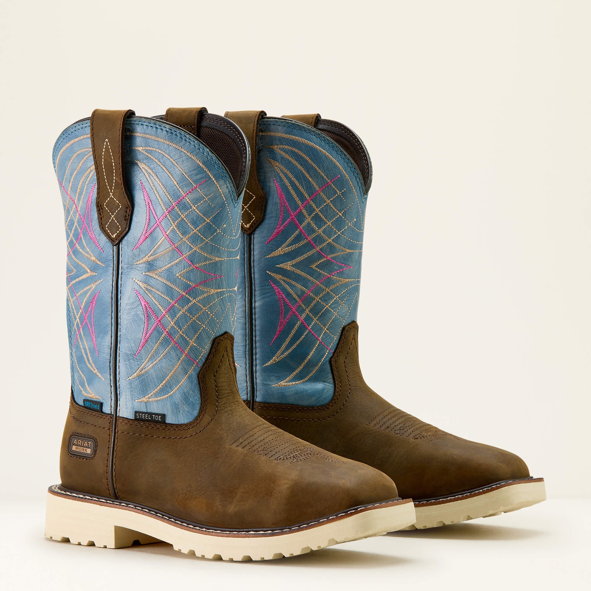 Ariat / Activator Waterproof Wide Square Toe Steel Toe Work Boot