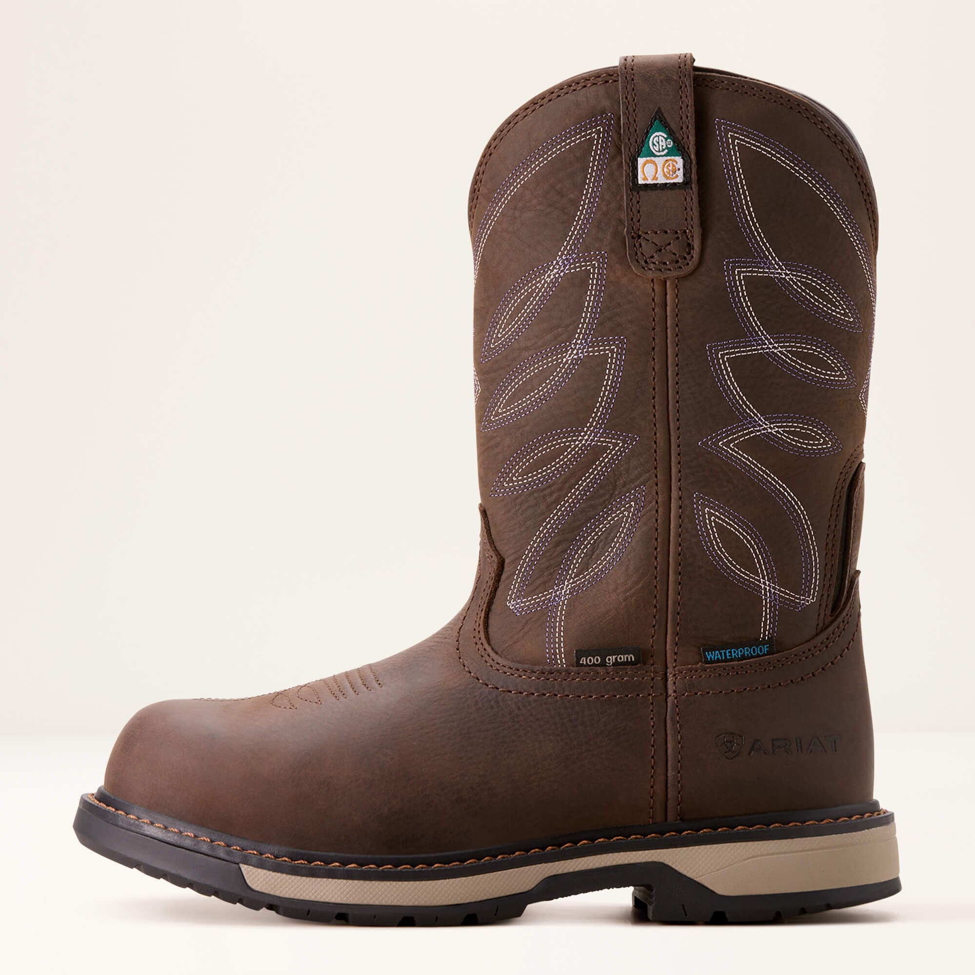 Ariat / Riveter CSA Glacier Grip Waterproof 400g Composite Toe Work Boot