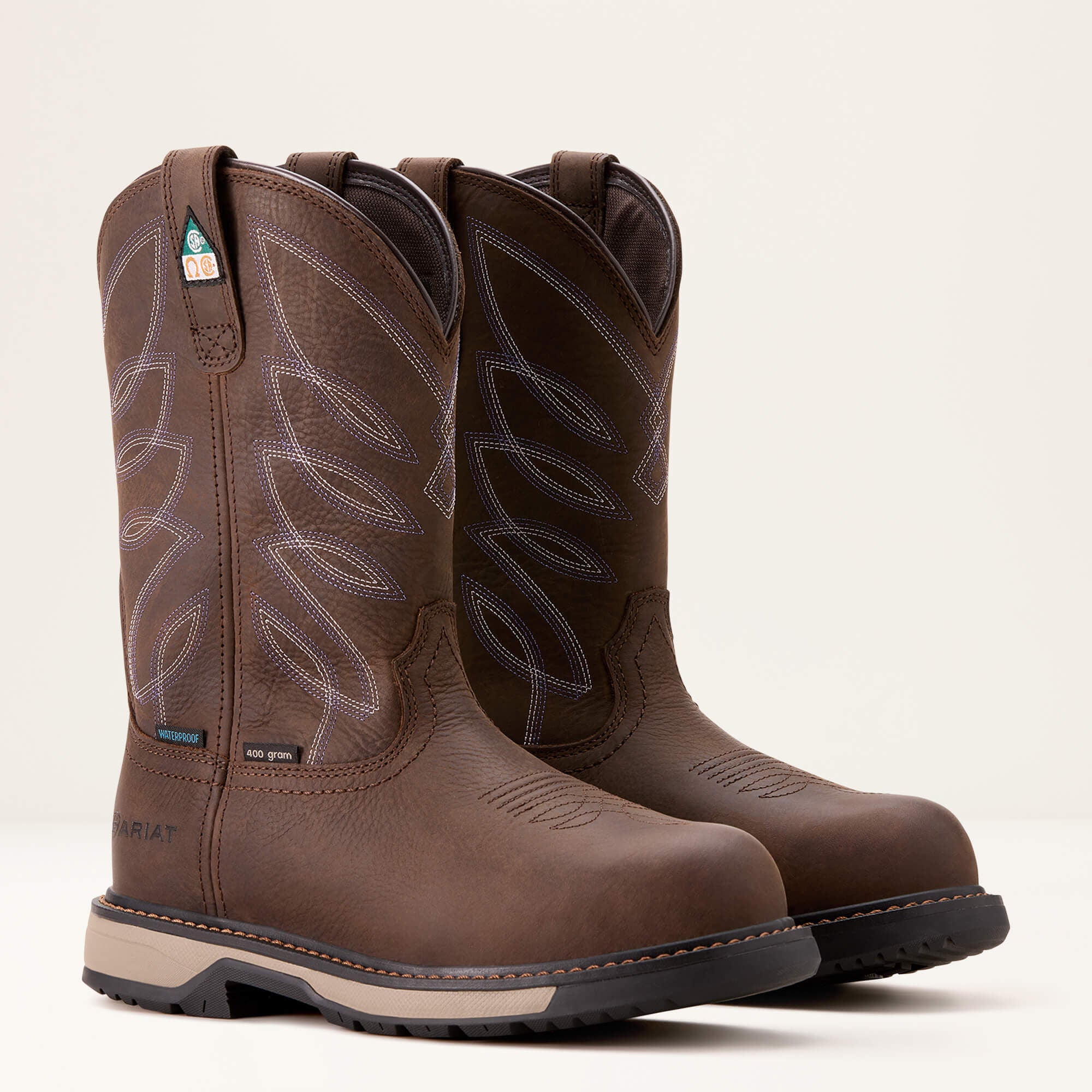 Ariat / Riveter CSA Glacier Grip Waterproof 400g Composite Toe Work Boot