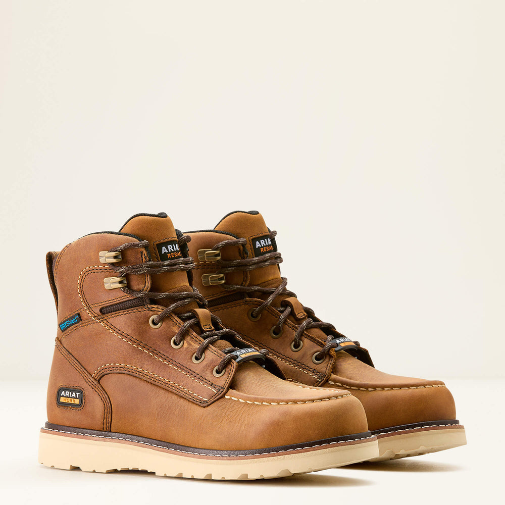 Ariat / Rebar Wedge Moc Toe Waterproof Work Boot