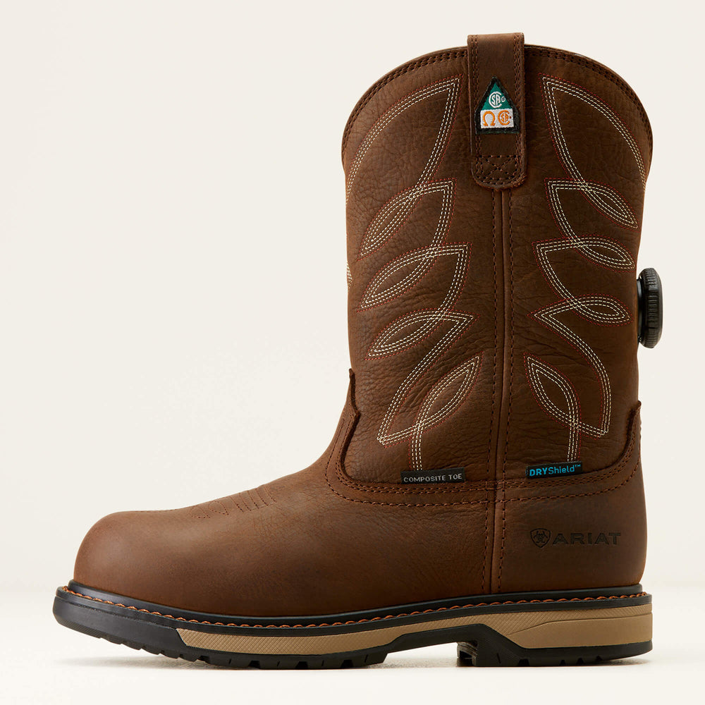 Ariat / Riveter Pull-On BOA CSA Waterproof Composite Toe Work Boot