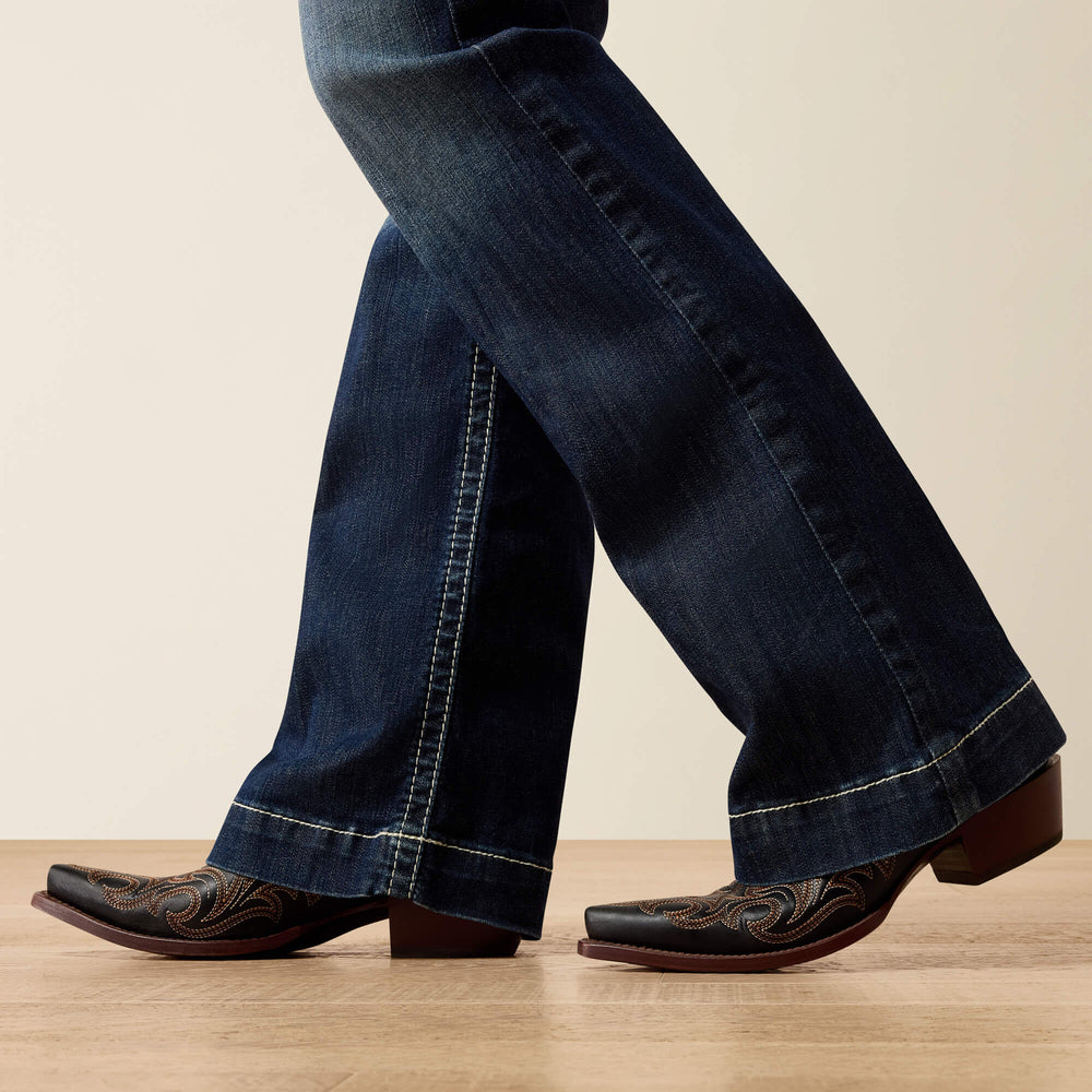 Ariat / Trouser Mid Rise Stretch Entwined Wide Leg Jean