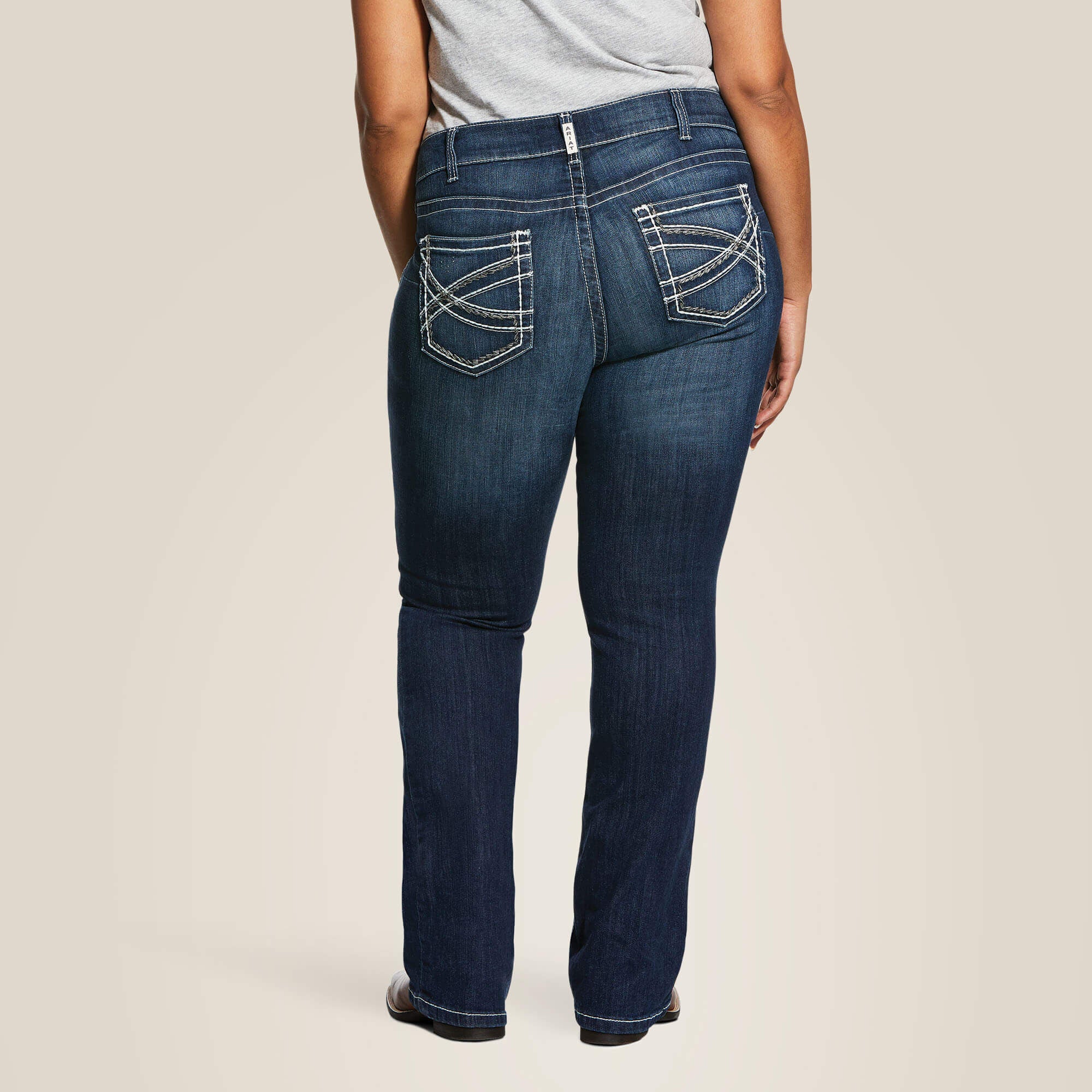 Ariat / R.E.A.L. Mid Rise Stretch Entwined Boot Cut Jean
