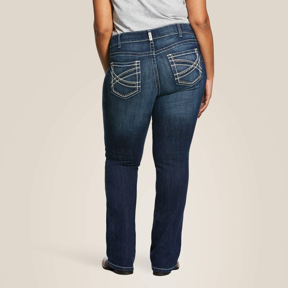 Ariat / R.E.A.L. Mid Rise Stretch Entwined Boot Cut Jean