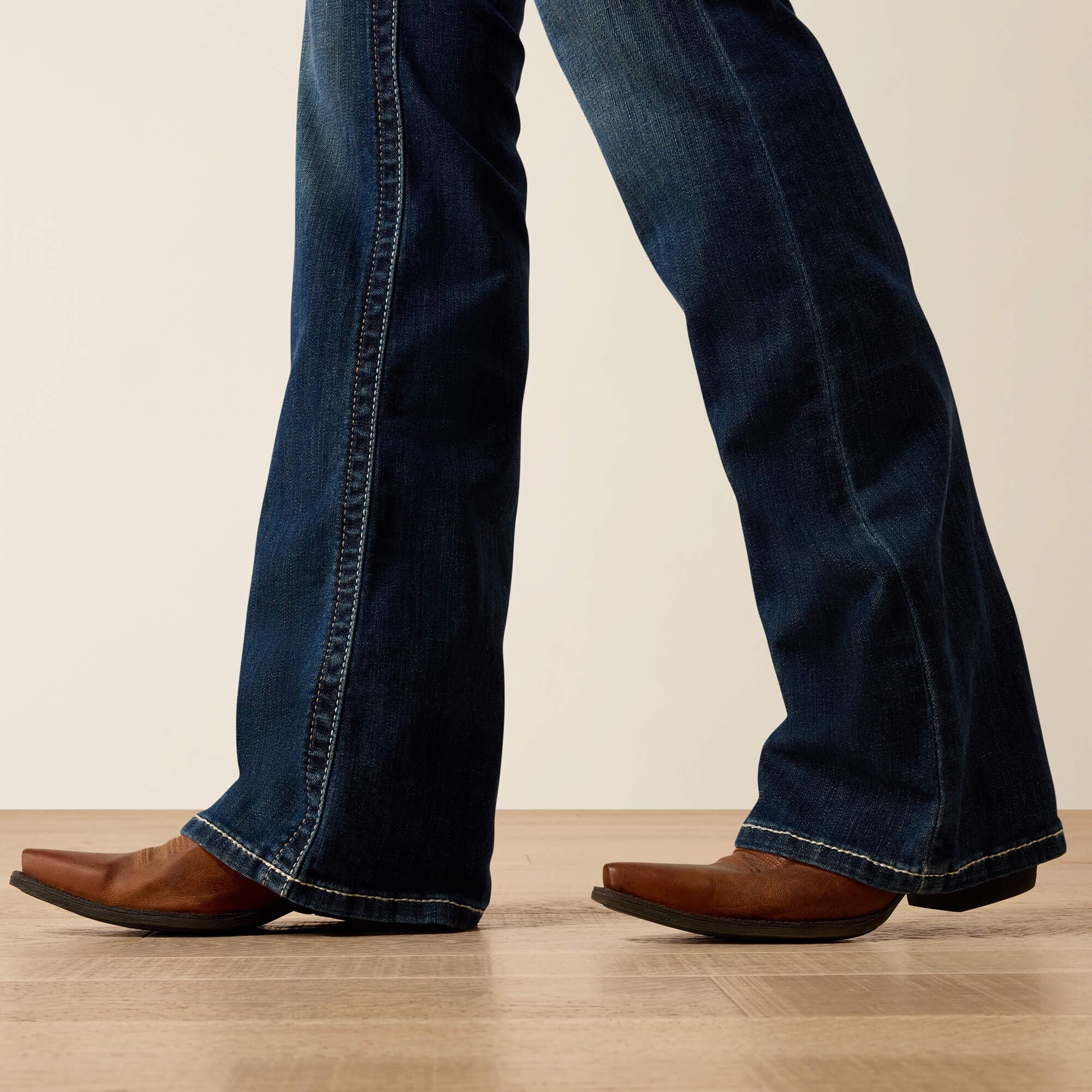 Ariat / R.E.A.L. Mid Rise Stretch Entwined Festival Boot Cut Jean