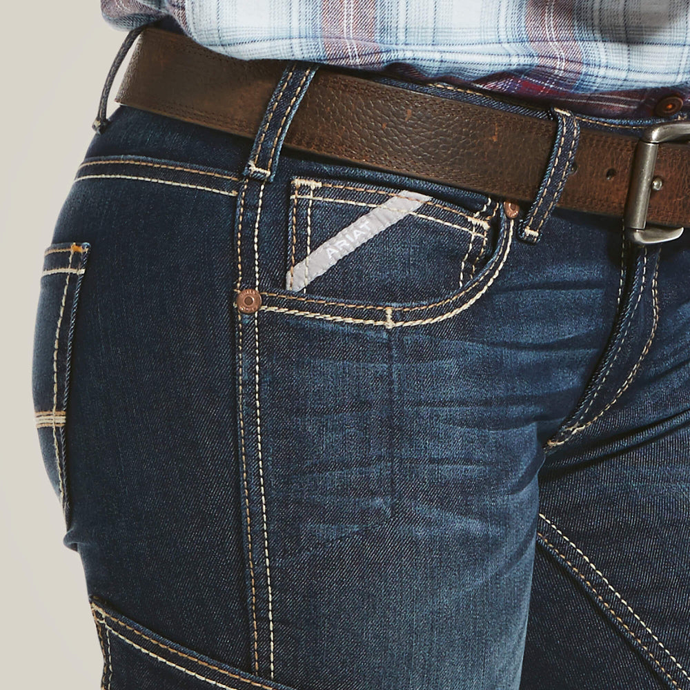 Ariat / Rebar Mid Rise DuraStretch Riveter Boot Cut Jean