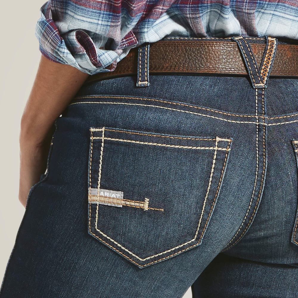 Ariat / Rebar Mid Rise DuraStretch Riveter Boot Cut Jean
