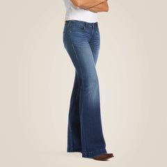Ariat / Trouser Mid Rise Stretch Kelsea Wide Leg Jean