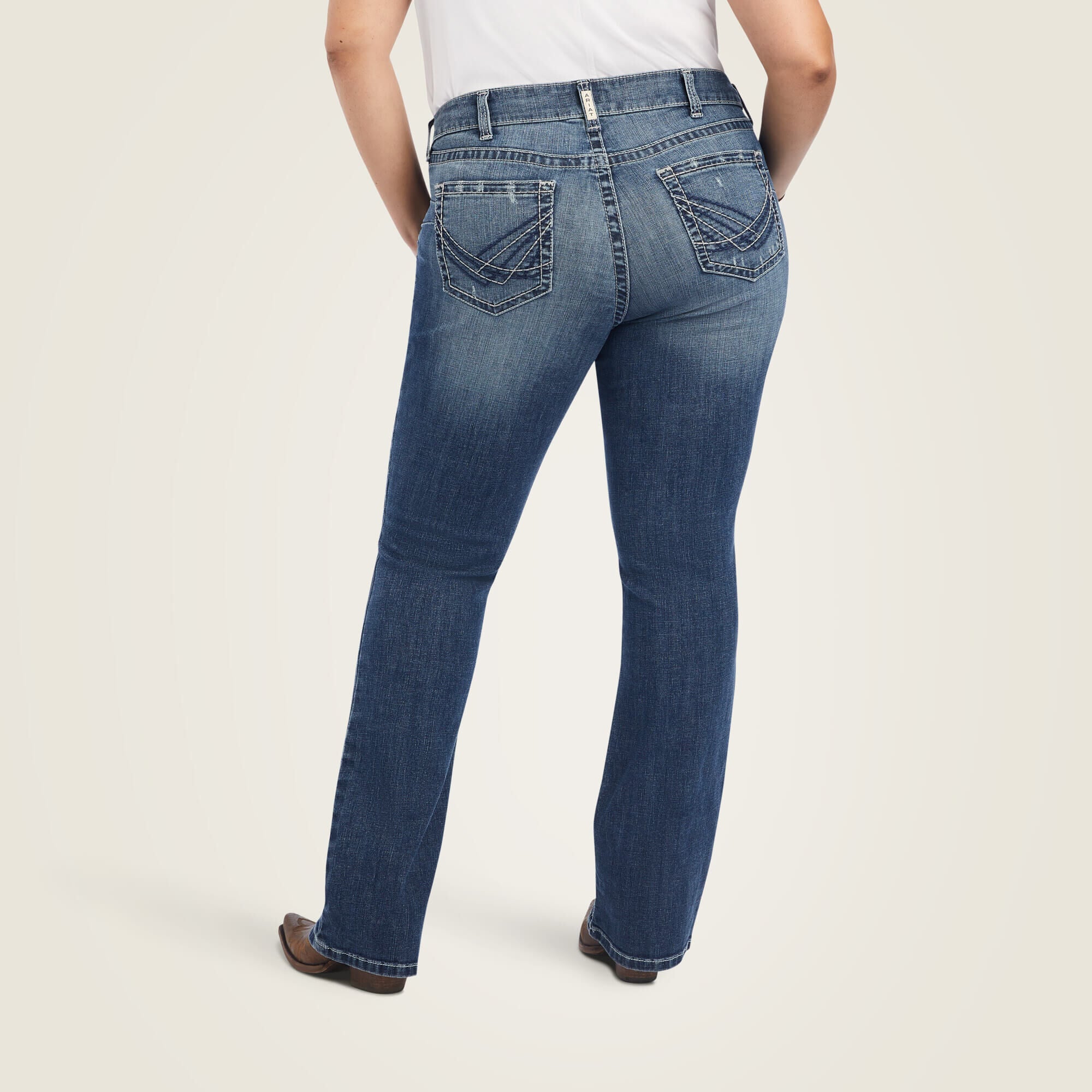 Ariat / R.E.A.L. Mid Rise Raquel Boot Cut Jean