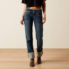 Ariat / R.E.A.L. Mid Rise Stretch Ivy Stackable Straight Leg Jean