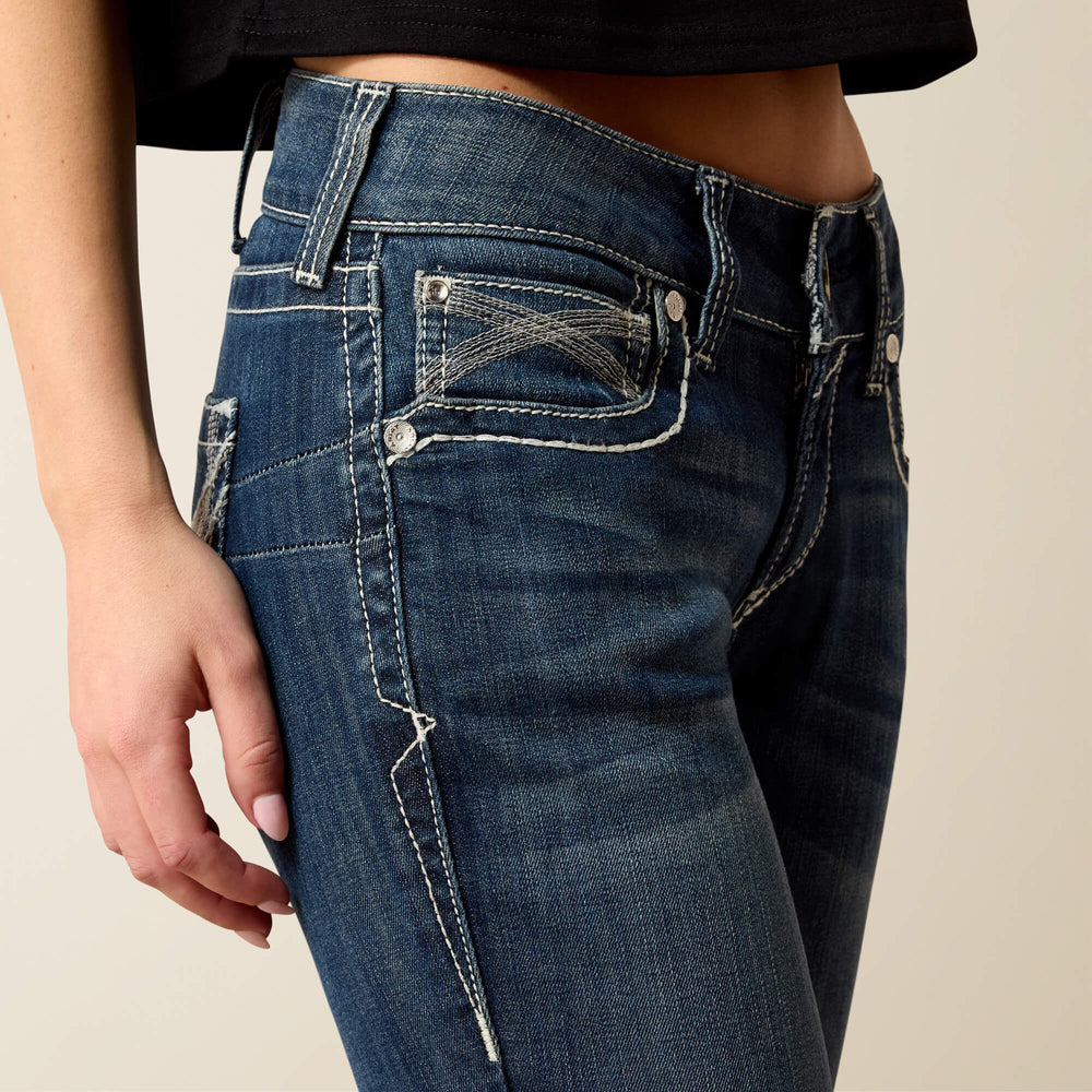 Ariat / R.E.A.L. Mid Rise Stretch Ivy Stackable Straight Leg Jean