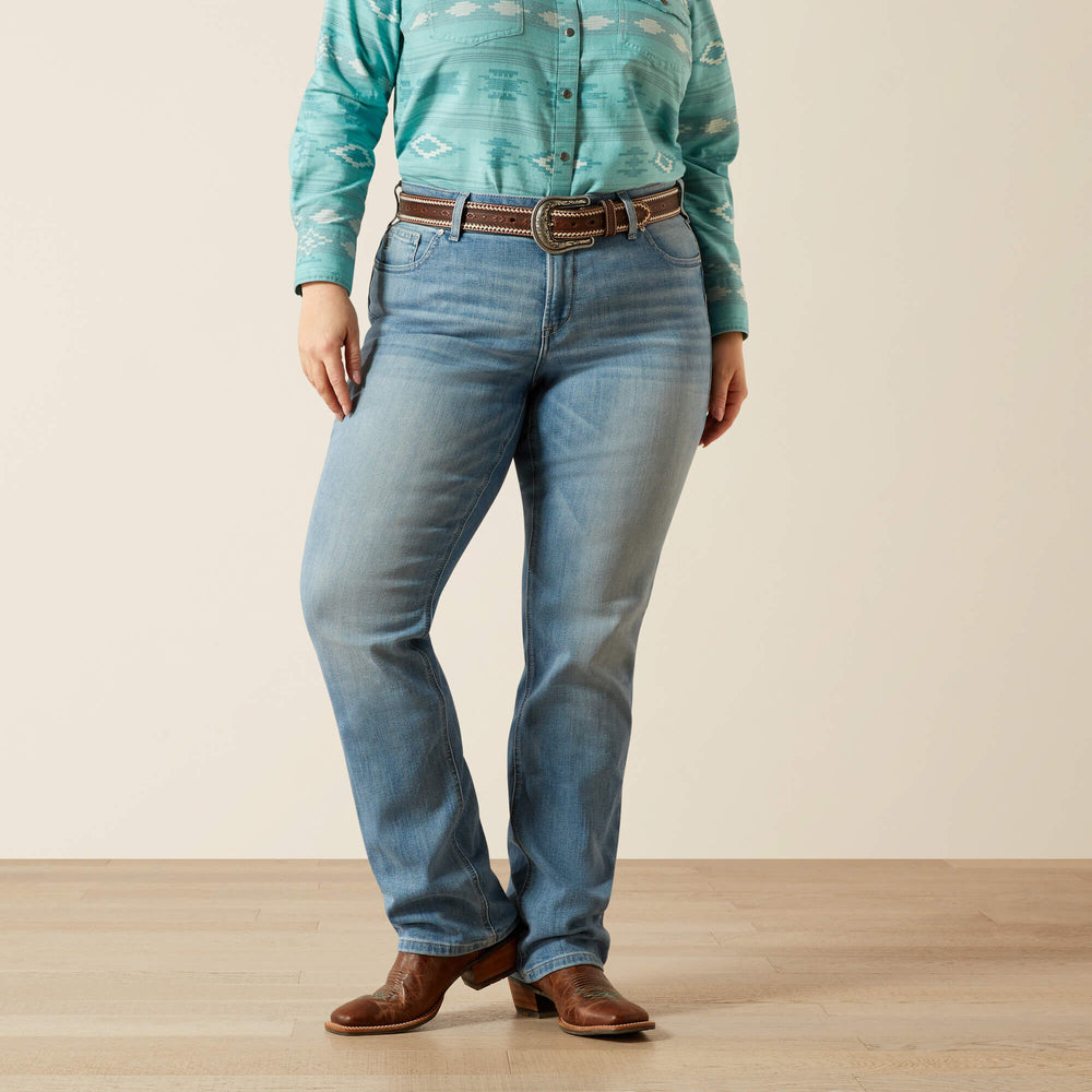 Ariat / Mid Rise Alessia Straight Leg Jean