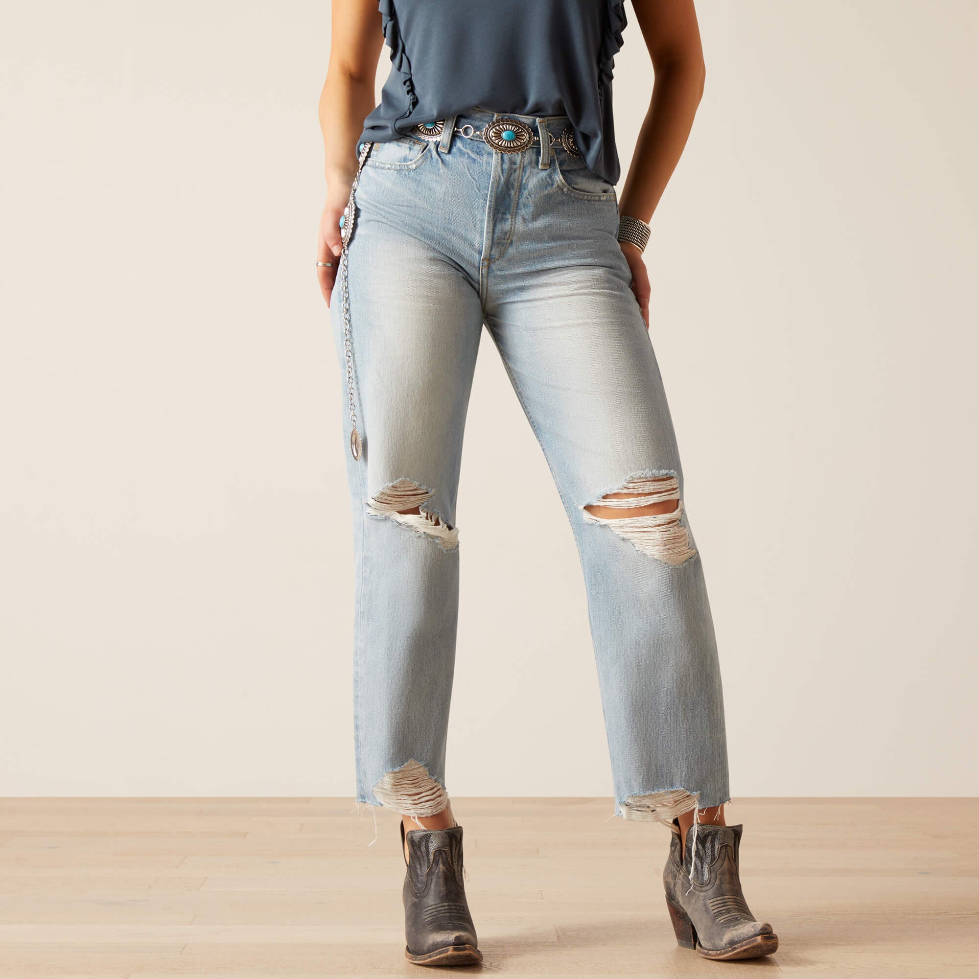 Ariat / Ultra High Rise Tomboy Straight Jean