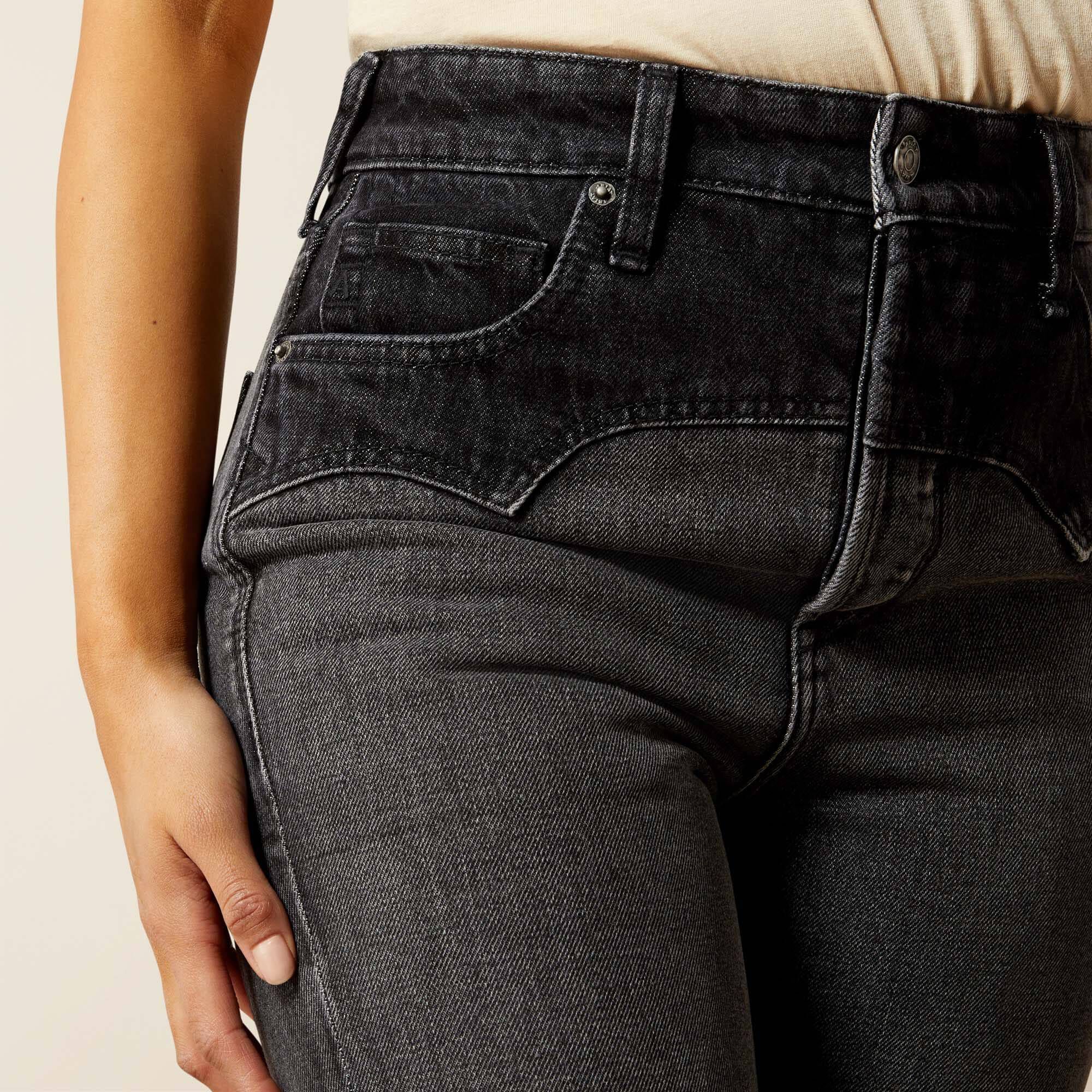 Ariat / Ultra High Rise Cheyenne Yoke Tomboy Boot Cut Jean
